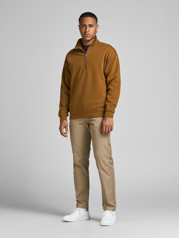JACK & JONES Sweatshirt 'Brink' i brun