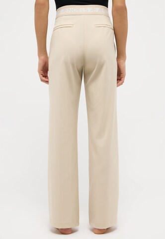 ÆNGELS Loosefit Broek in Beige