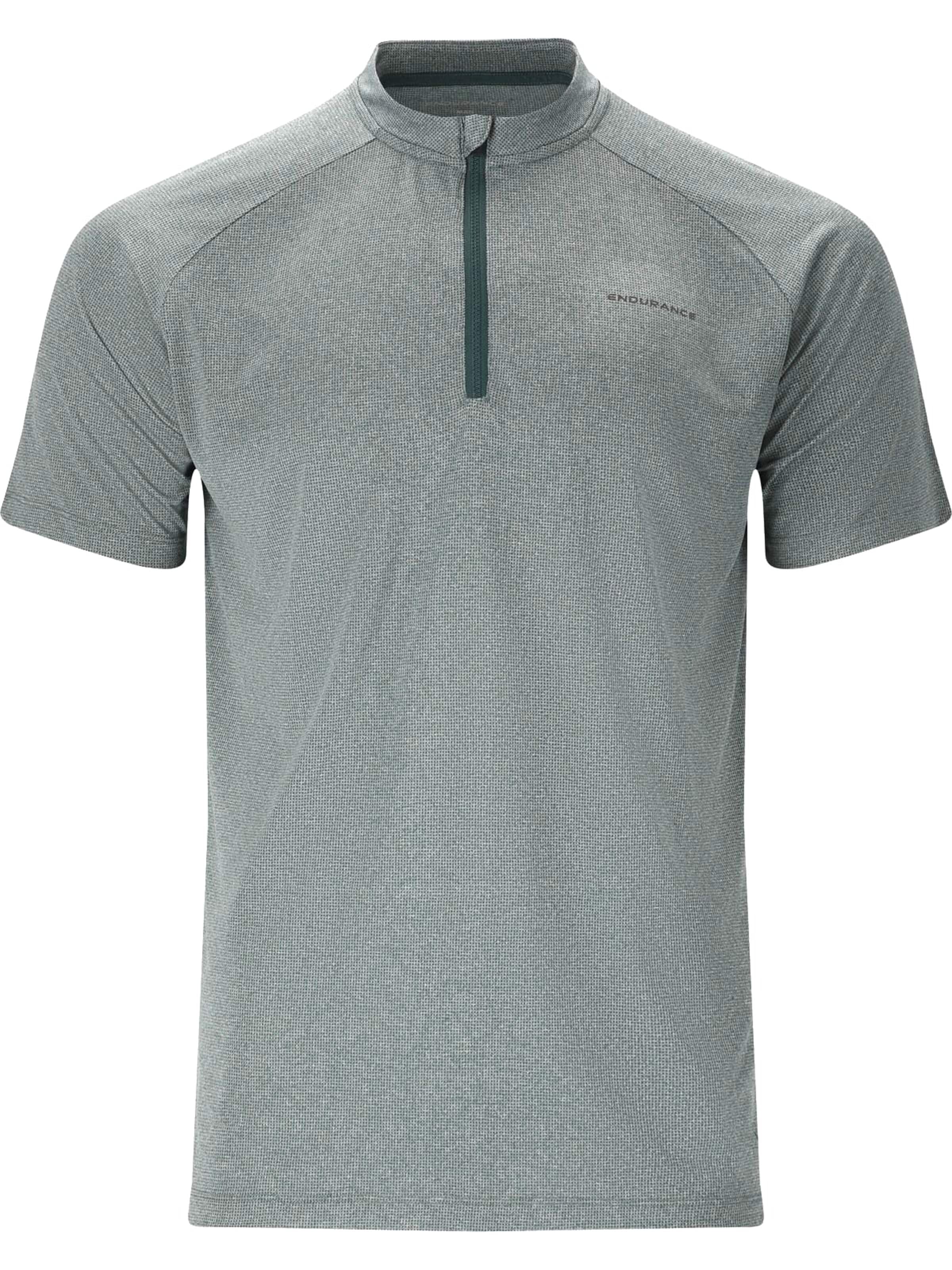 T-Shirt fonctionnel 'Crow M Melange Cycling/MTB SS Shirt' ENDURANCE en vert