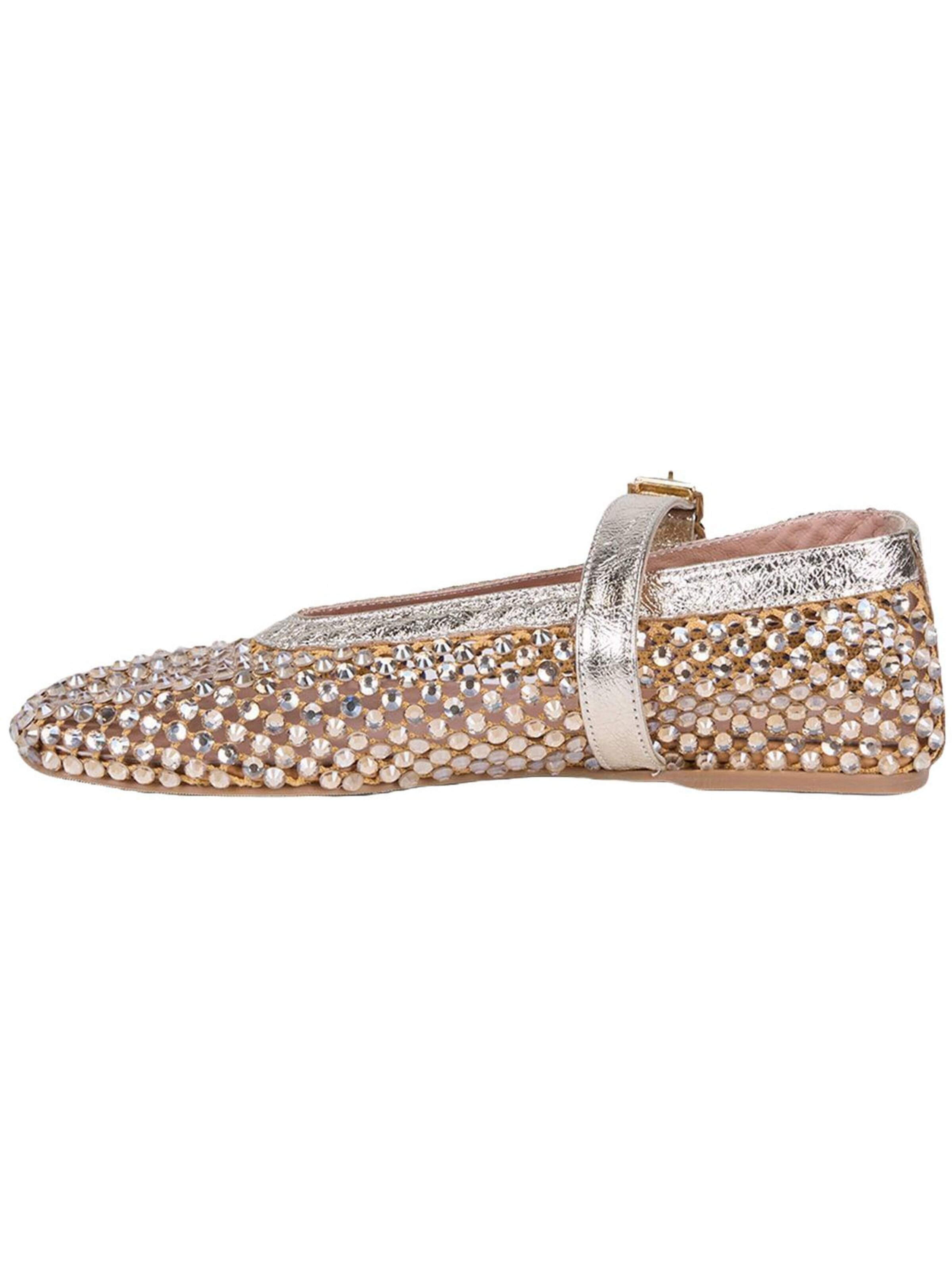 Ballerines à lanières 'Mary Jane Flats' Desa en or