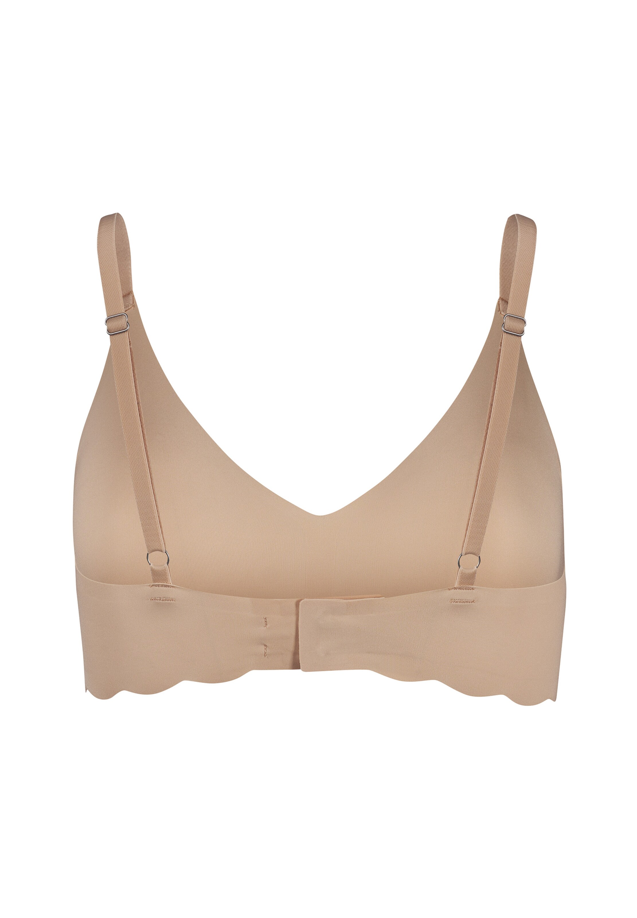 Skiny Triangle Bra in Beige