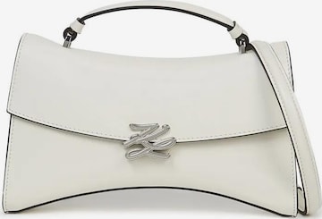 Karl Lagerfeld Olkalaukku 'K/Autograph' värissä valkoinen: etupuoli