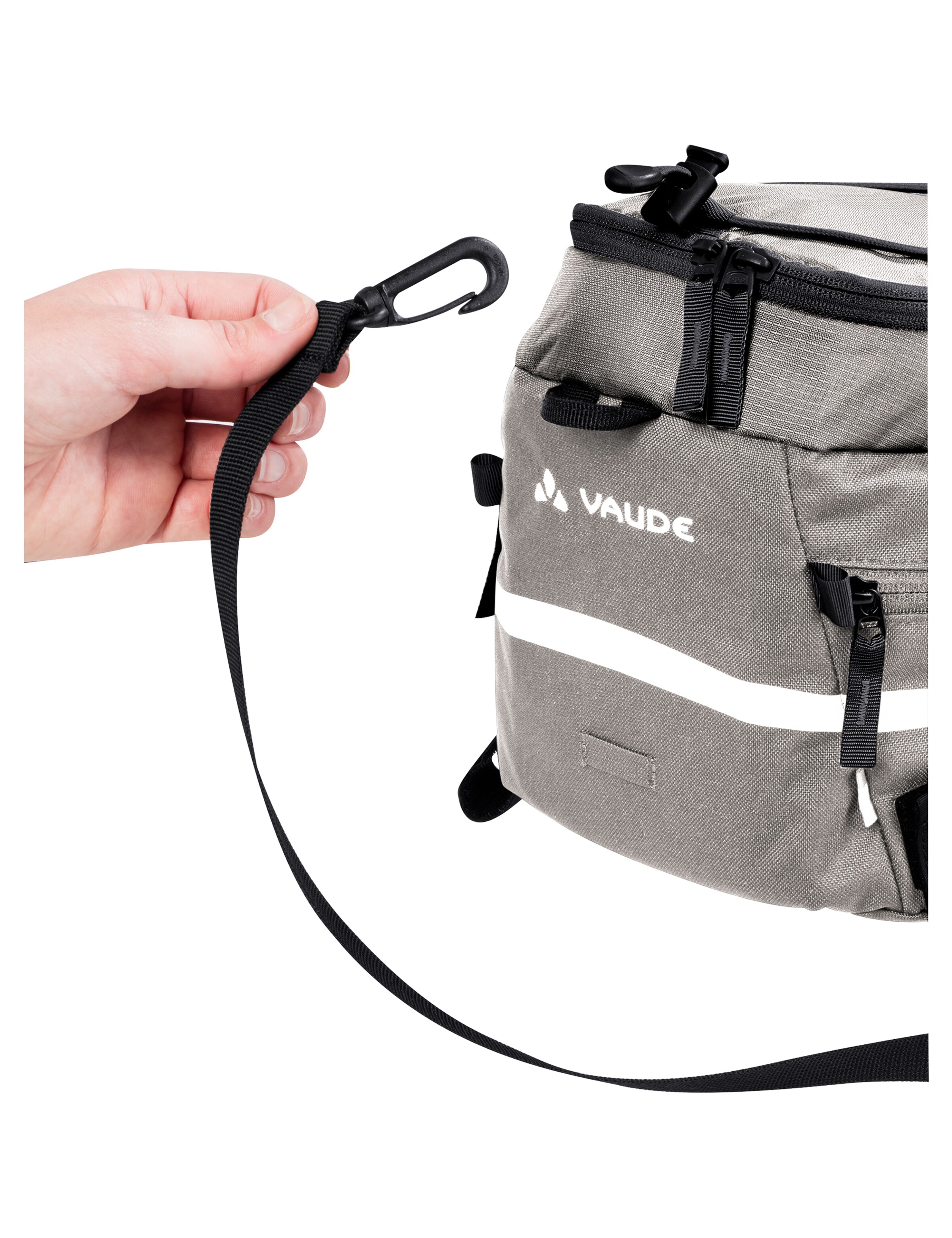 VAUDE RT-Gepäckträgertaschen 'Silkroad Plus' in Grau