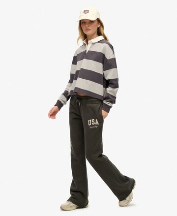 Superdry Flared Trousers in Grey