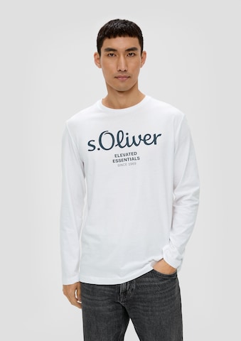 T-Shirt s.Oliver en blanc : devant