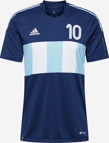ADIDAS PERFORMANCE - Camisola de futebol em azul: frente