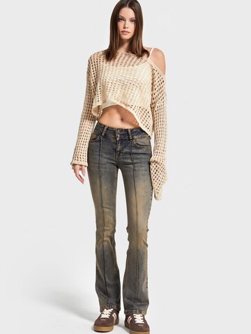 IT'S BASIC Skinny Jeans 'Skinny Low Rise Jeans' in Grijs: voorkant