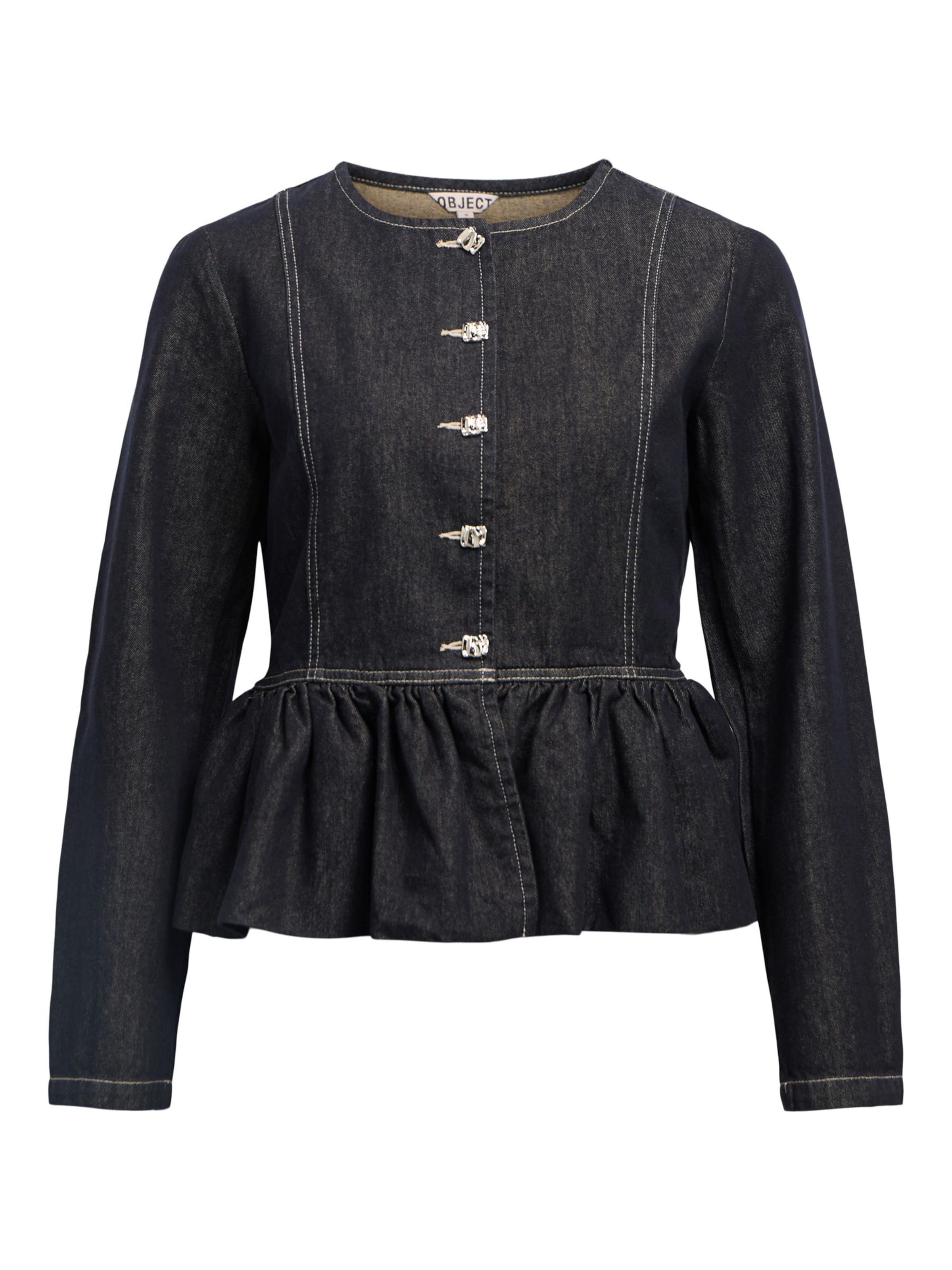 OBJECT Tussenjas 'OBJAnita' in Blauw: voorkant