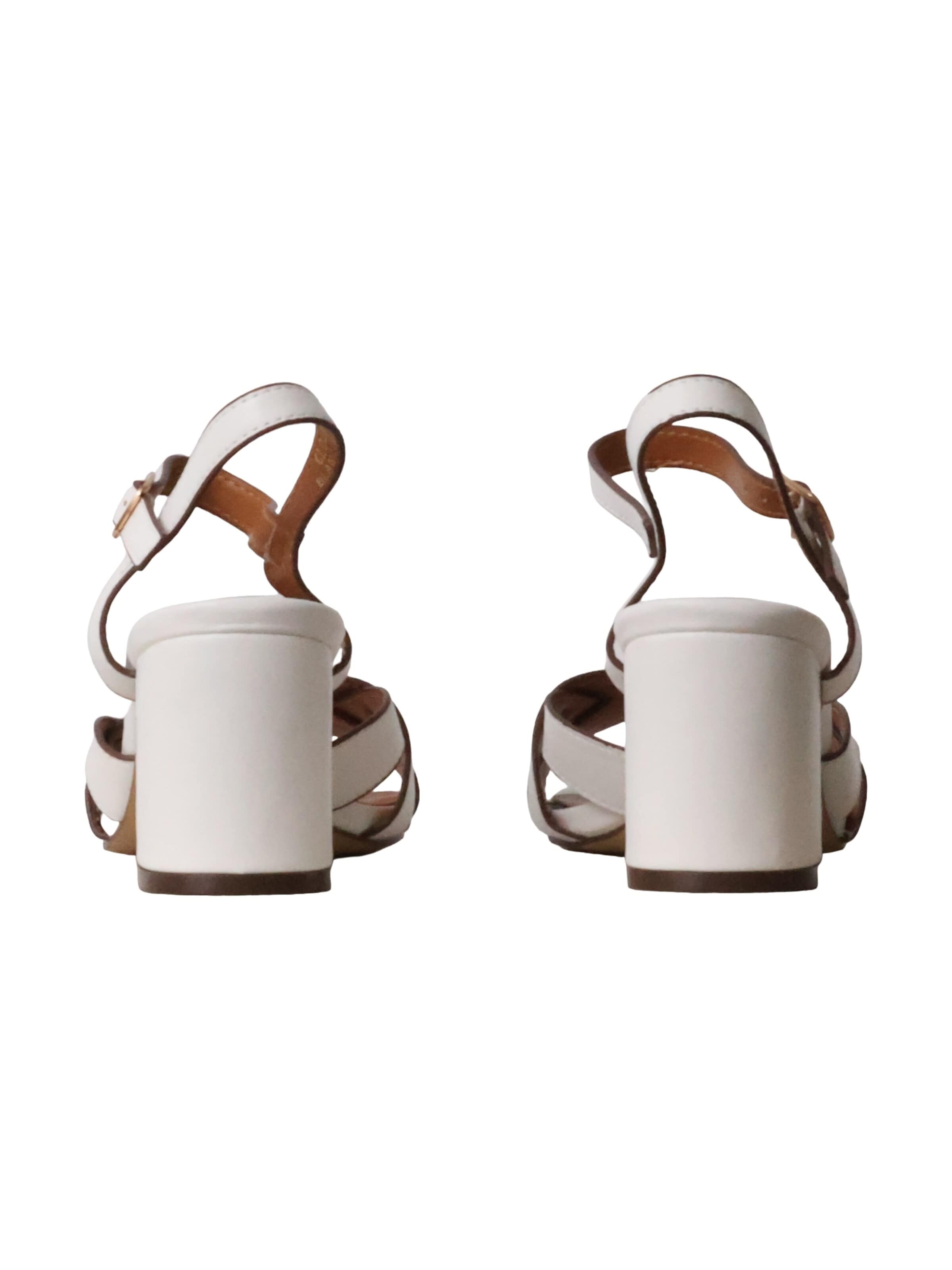 POTI PATI Sandaal 'Supermodische Sandalen mit Absatz' in Wit
