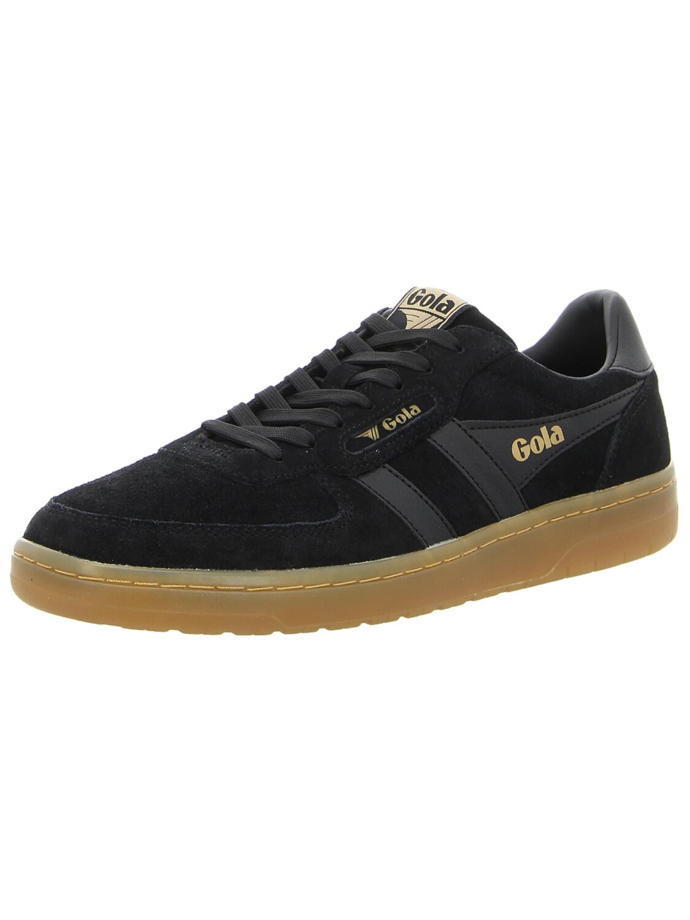 Gola Lace-up shoe 'Sneaker Low Herren CMB571-BB Echtleder in schwarz' in Black: front