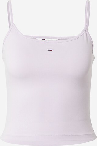 Tommy Jeans - Top 'ESSENTIAL' em roxo: frente