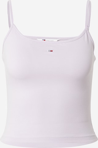 Tommy Jeans - Top 'ESSENTIAL' en lila: frente