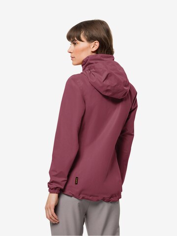 JACK WOLFSKIN Outdoor Jacket 'Stormy Point' in Red