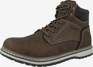 Dockers by Gerli Lace-Up Boots in Brown: front