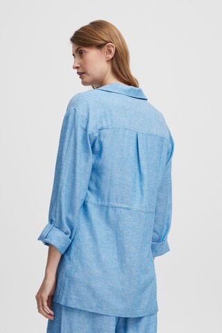 Fransa Between-Season Jacket in Blue