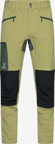 Haglöfs Outdoor Pants 'Rugged' in Green: front