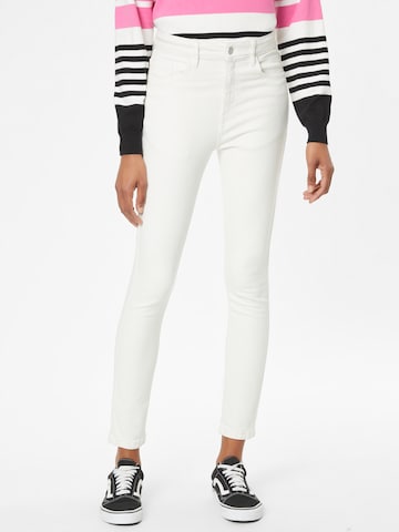 Denim Project Skinny Jeans 'KIKI' in Wit: voorkant