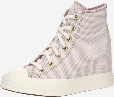 CONVERSE Visoke tenisice 'CHUCK TAYLOR ALL STAR WEDGE' u zlatna / orhideja bijela / prljavo bijela, Pregled proizvoda