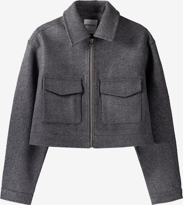 Bershka Jacke in Grau: Vorderseite
