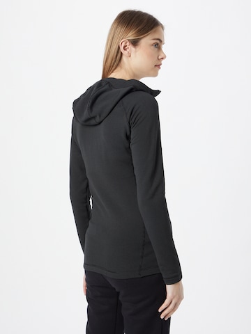 PEAK PERFORMANCE Athletic Zip-Up Hoodie in Black