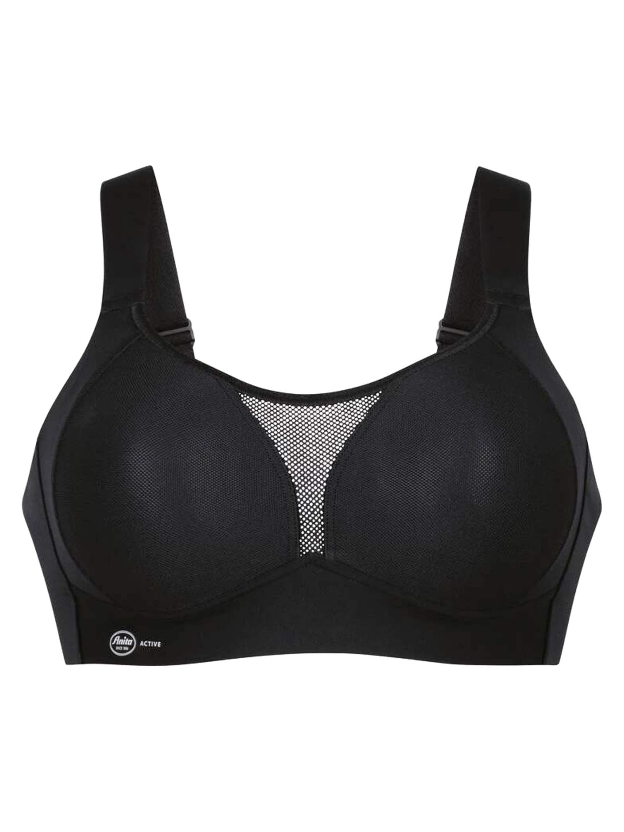 ANITA Minimizer BH 'Smart Control Sport' in Zwart: voorkant