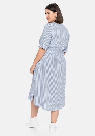 SHEEGO Shirt Dress in Blue