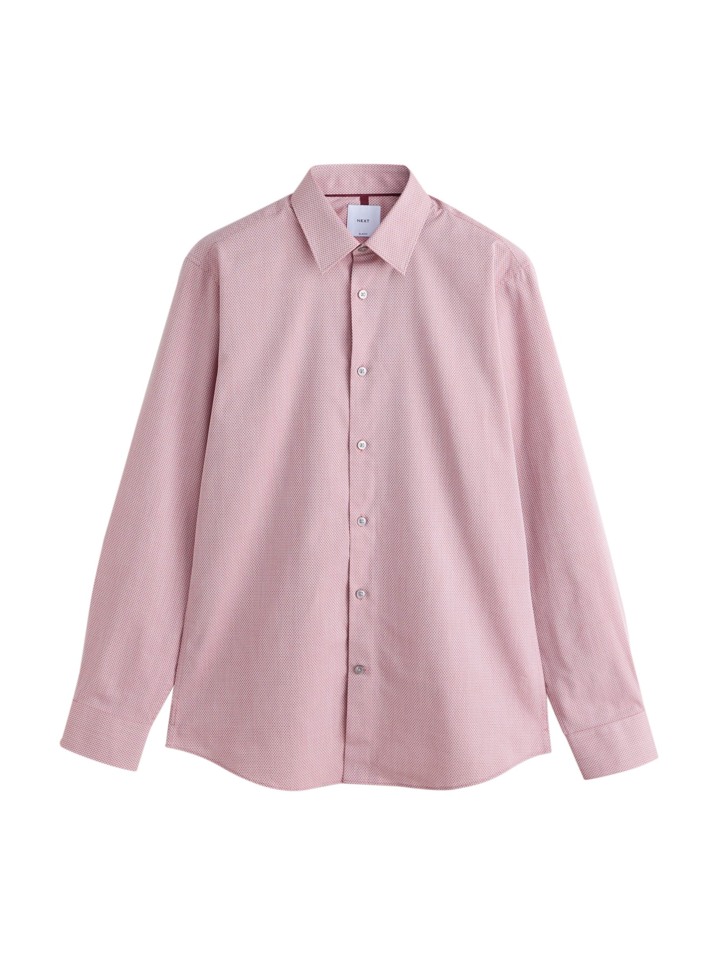 Next - Ajuste estrecho Camisa en azul