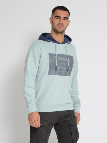 NASSAU Beach Club Sweatshirt ' NB231051 ' in Blue: front