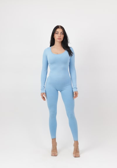 Elara Jumpsuit in hellblau, Produktansicht