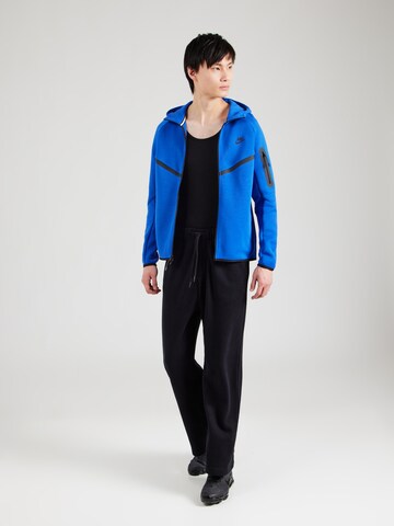 Nike Sportswear Bluza rozpinana 'TECH FLEECE' w kolorze niebieski