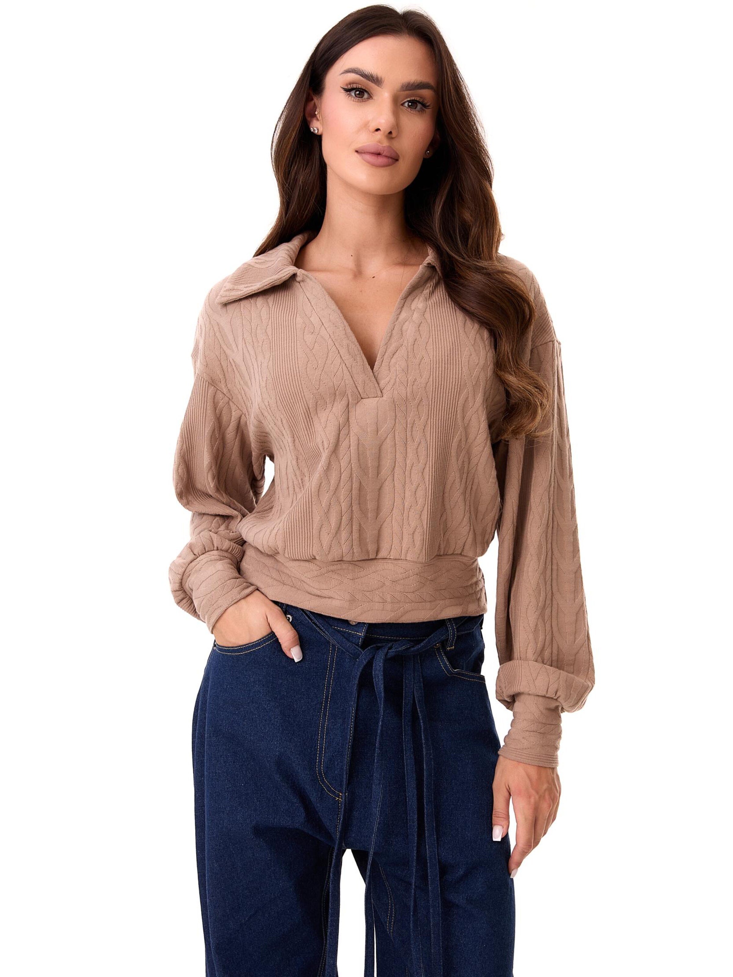 mandragora Pullover 'Bonnie'‌‌‌‌ in Braun