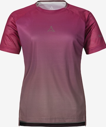 T-shirt fonctionnel ' Bike Shirt Style Koitere WMS ' Schöffel en rouge : devant
