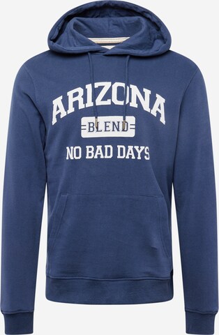 Sweat-shirt BLEND en bleu : devant