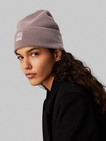 Bonnet Calvin Klein en gris : devant