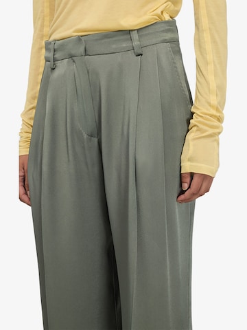 Wide Leg Pantalon à pince Semicouture en vert