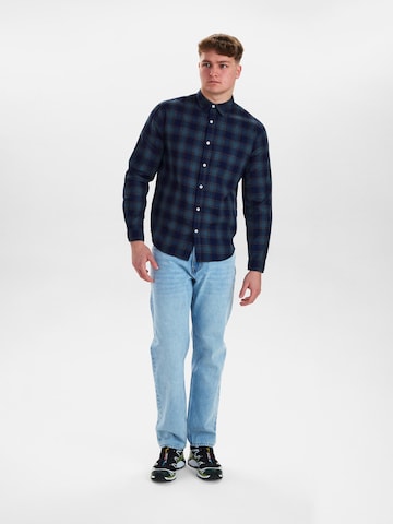 Dxnmxrk Shirt 'DXErik' in Blau