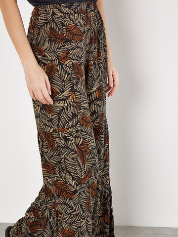 Wide Leg Pantalon Apricot en noir