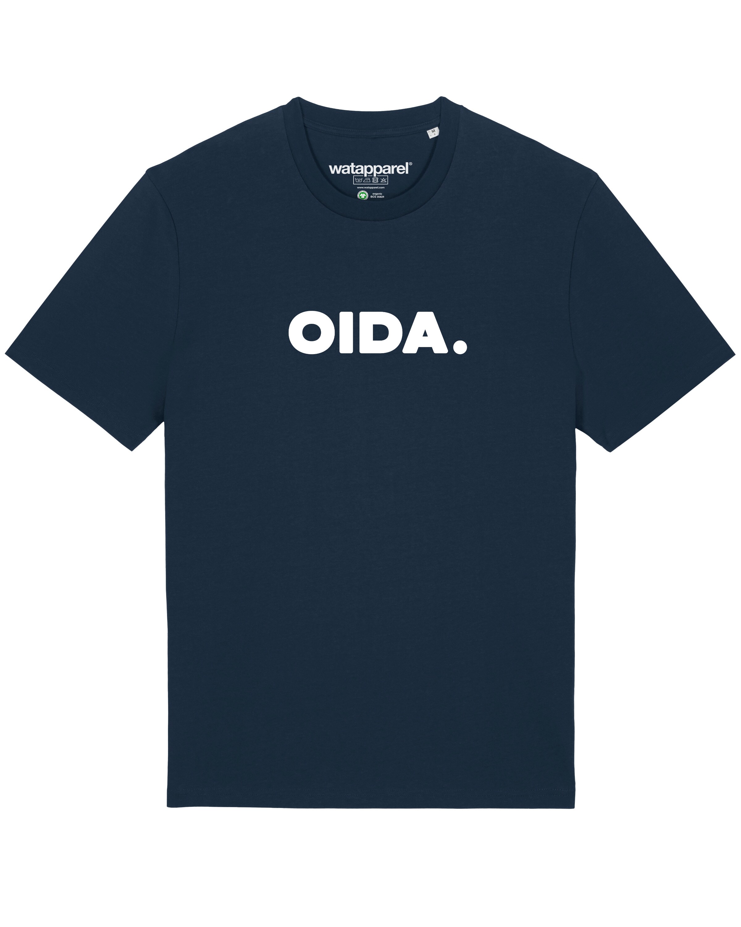 T-Shirt ' Oida ' Watapparel en bleu : devant