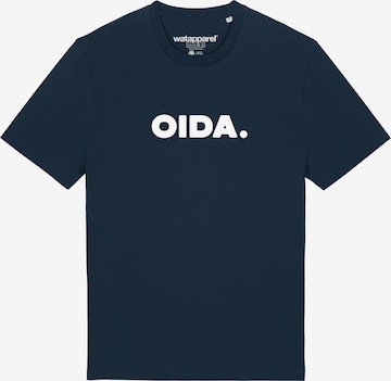 Watapparel T-Shirt ' Oida ' in Blau: Vorderseite