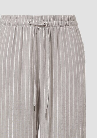 QS Wide leg Broek in Grijs