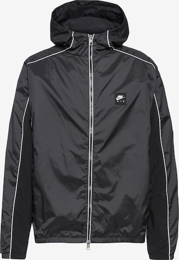 Nike Sportswear Välikausitakki 'Air' värissä musta / valkoinen, Tuotenäkymä