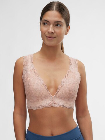 Triangolo Reggiseno da allattamento 'SENIA' di MAMALICIOUS in rosa: frontale