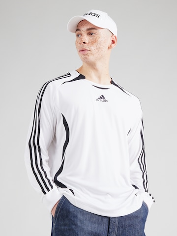 Tricou 'TEAMGEIST' de la ADIDAS ORIGINALS pe alb: față