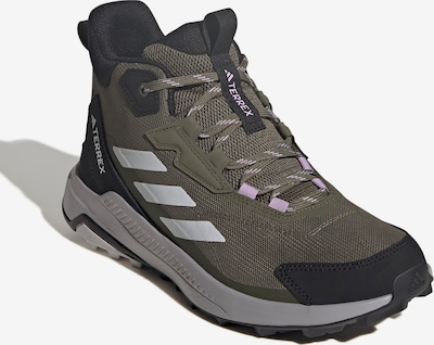 36 dydžio Auliniai batai iš ADIDAS TERREX, spalva – alyvuogių spalva / juoda / balta, Prekių apžvalga