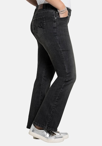 SHEEGO Boot cut Jeans 'Maila' in Black
