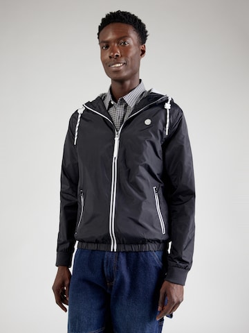 Veste mi-saison 'Grimes' INDICODE en noir : devant