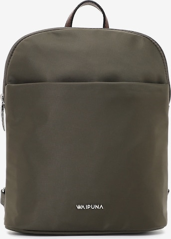 Waipuna Backpack ' Kanalana ' in Green: front