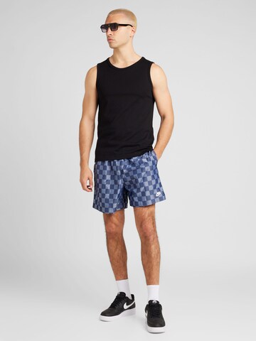 Nike Sportswear - regular Pantalón 'CLUB' en azul