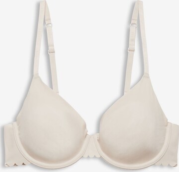 ESPRIT T-shirt Bra in Beige: front