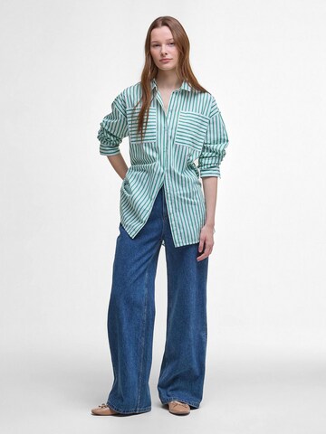 Barbour Bluse 'Nicola' in Grün